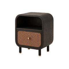 Massaman Wooden Bedside Table - Bedsides - Gharaana