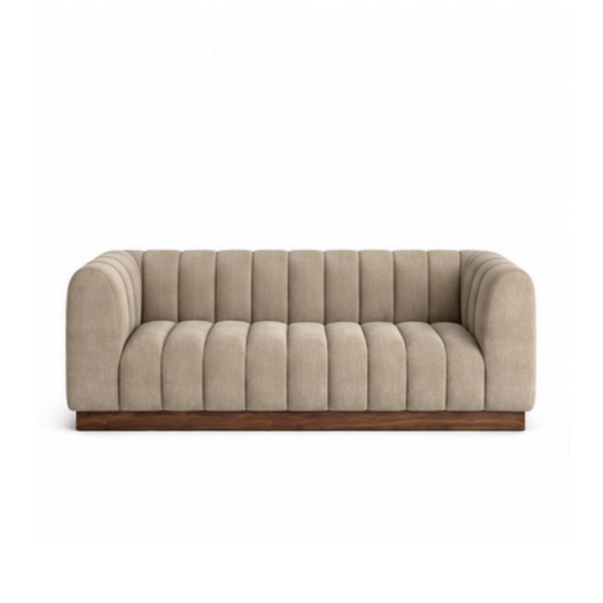 Willow Wooden Upholstered Sofa