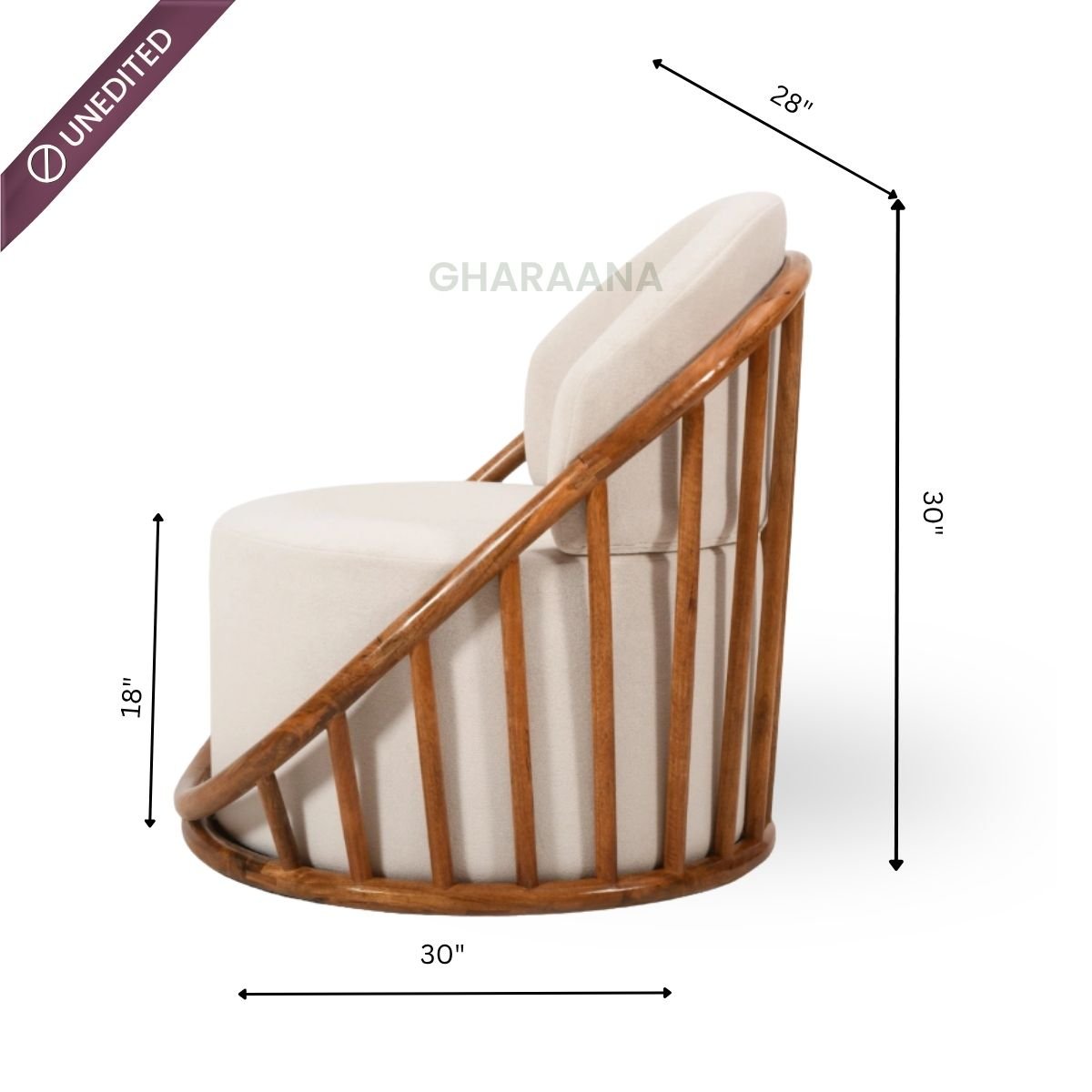 Sloan Plush Armchair - Armchairs - Gharaana