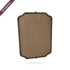 Pedro 40" Wooden Wall Mirror - Mirrors - Gharaana