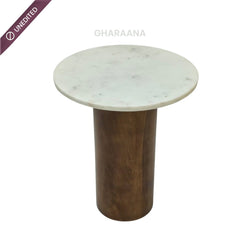Dale Wooden Side Table - Side Tables - Gharaana