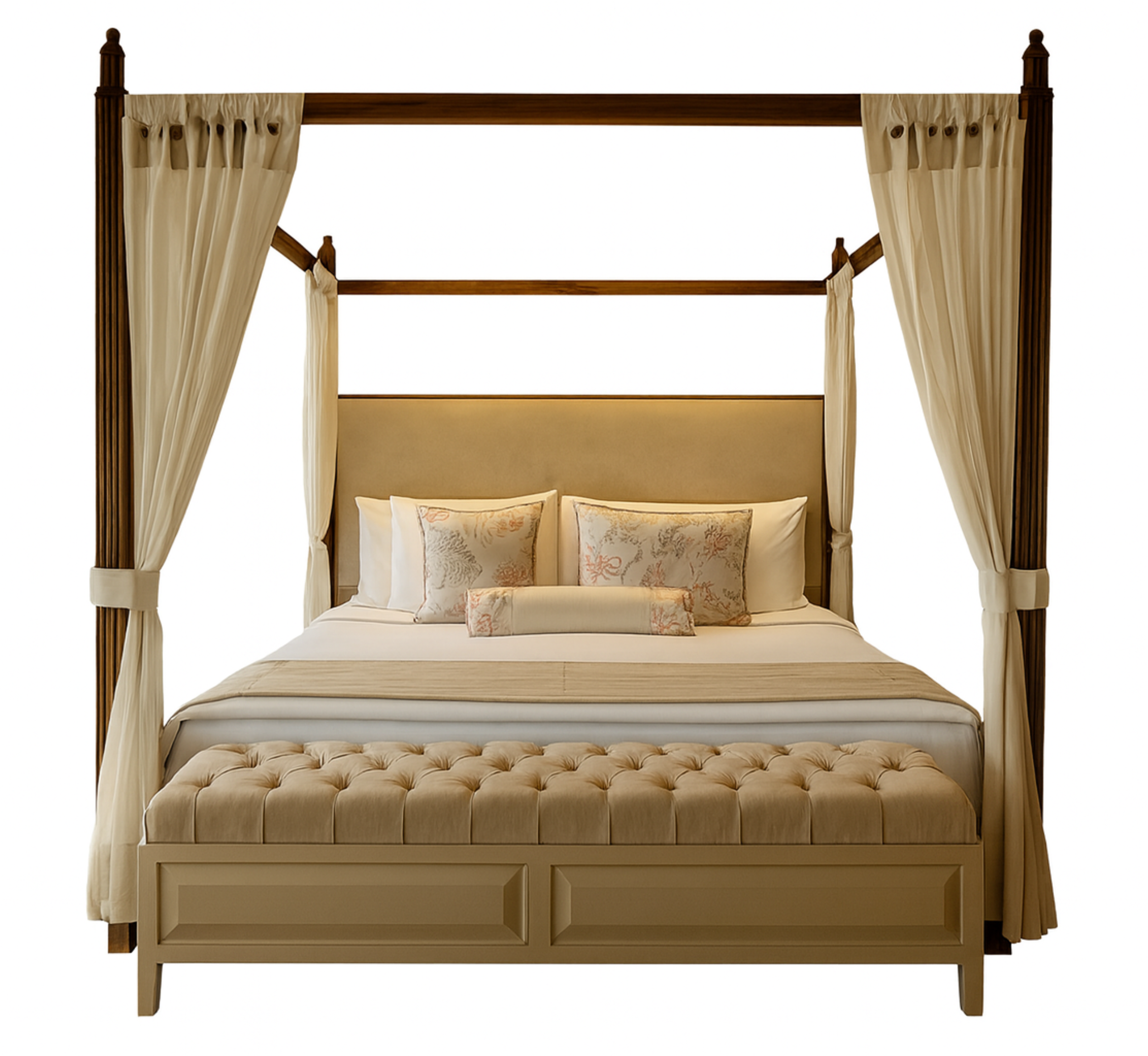 Dawn 100% Solid Wood Poster Bed