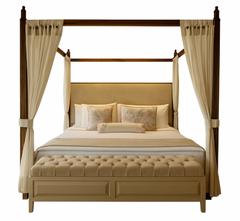 Dawn 100% Solid Wood Poster Bed
