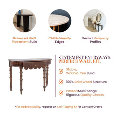 Sama Wooden Console Table - Console Tables - Gharaana