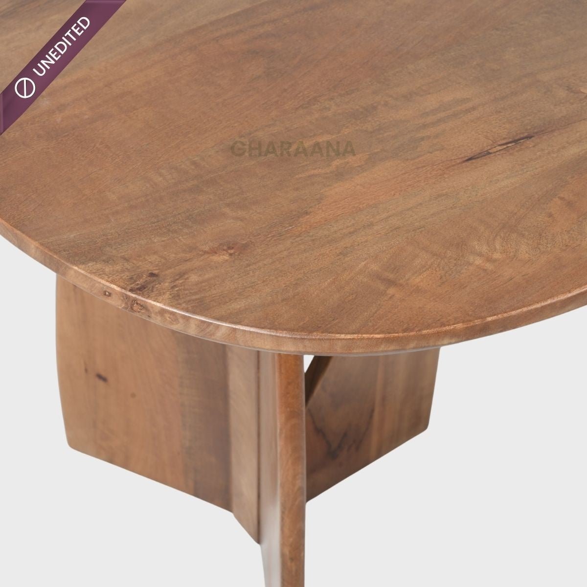 Crescent Wooden Dining Table Set - Dining Set - Gharaana