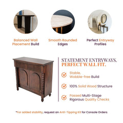Kanak Wooden Console Table - Console Tables - Gharaana