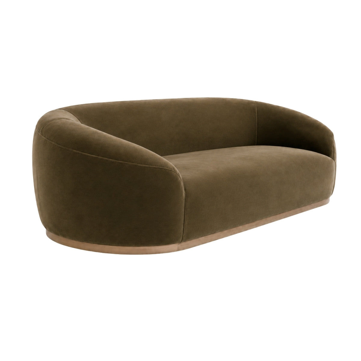 Mira Wooden Upholstered Sofa