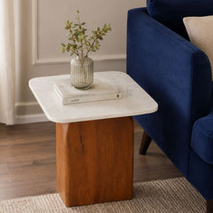 Ohana Wooden Side Table - Side Tables - Gharaana