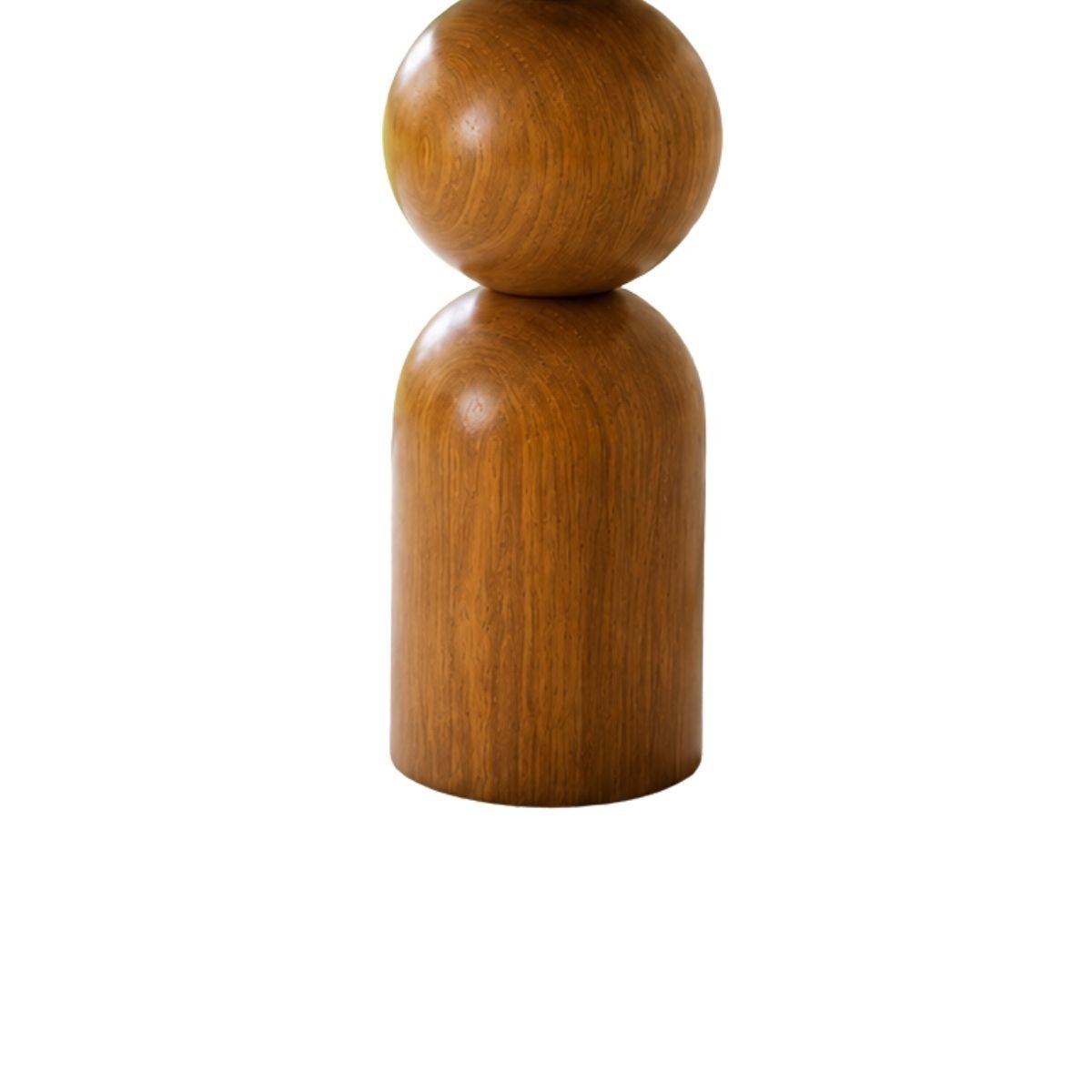 Dove Marble-Top Wooden Side Table - Side Tables - Gharaana