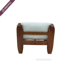 Prive Wooden Plush Armchair - Armchairs - Gharaana