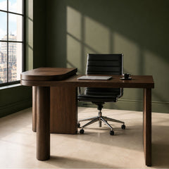 Prime Wooden Workstation Desk - Office Desk - Gharaana