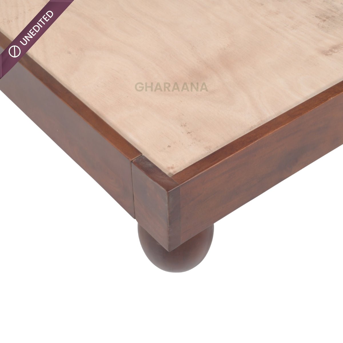 Isha 100% Solid Wood Bed with Bedside Tables - Beds - Gharaana