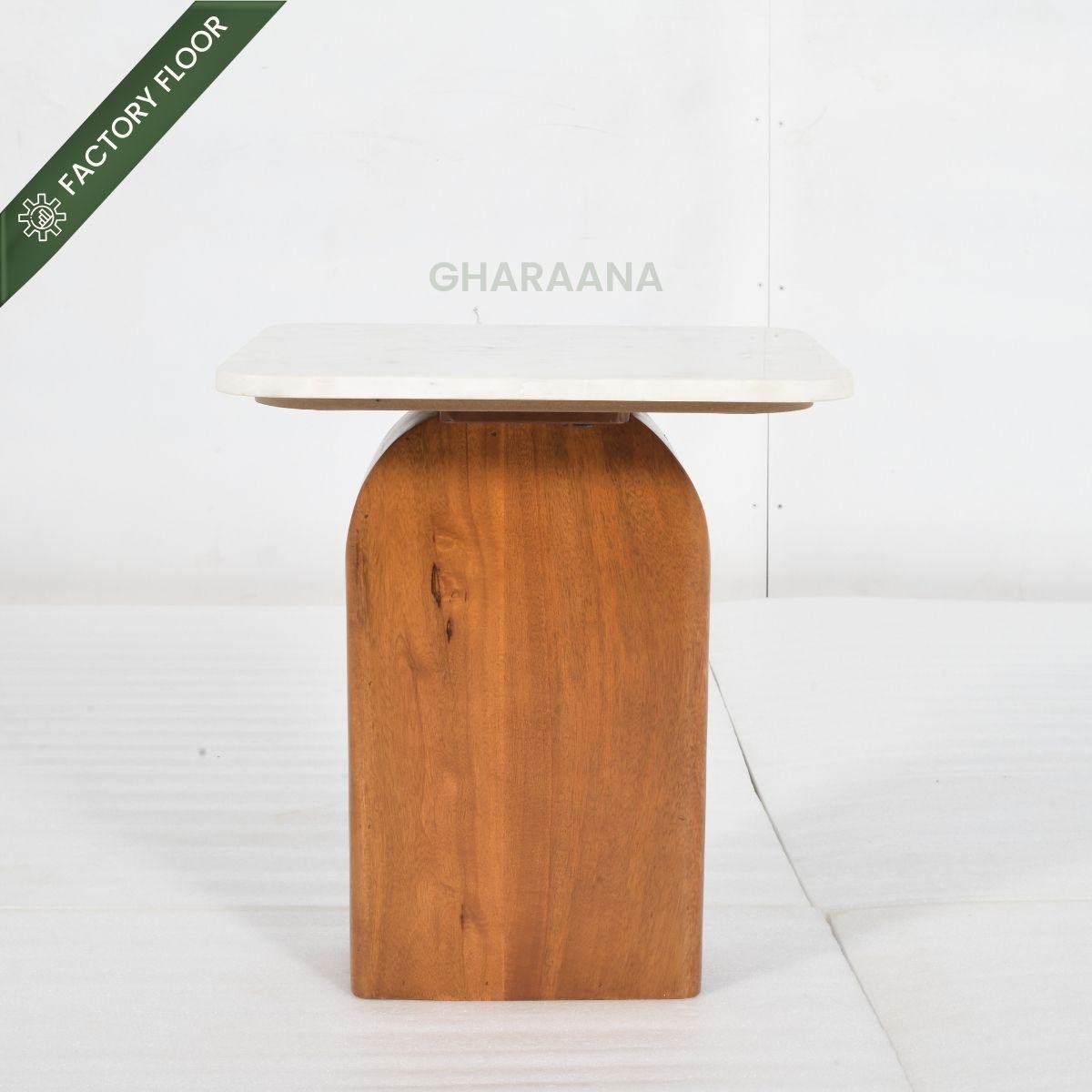 Ohana Wooden Side Table - Side Tables - Gharaana