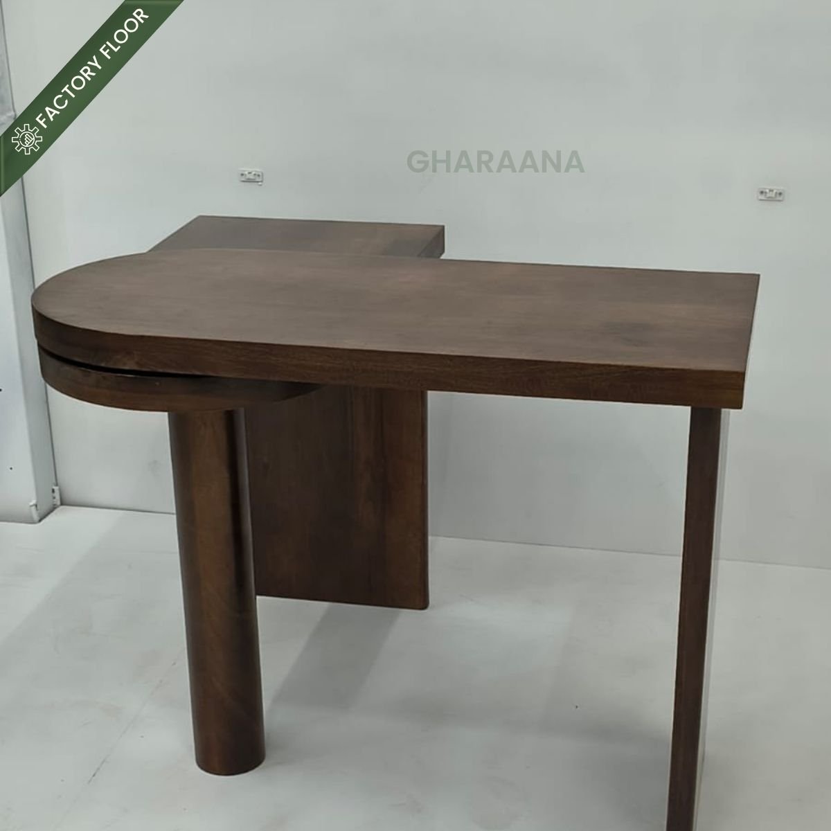 Prime Wooden Workstation Desk - Office Desk - Gharaana