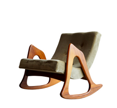Fiona Suede Rocking Chair