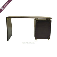 Nook Wooden Storage Table - Office Desk - Gharaana