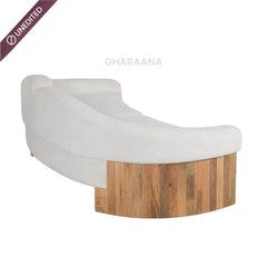 Karma Custom Wooden Upholstered Sofa - Sofas - Gharaana