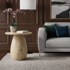 Akira Wooden Side Table - Side Tables - Gharaana