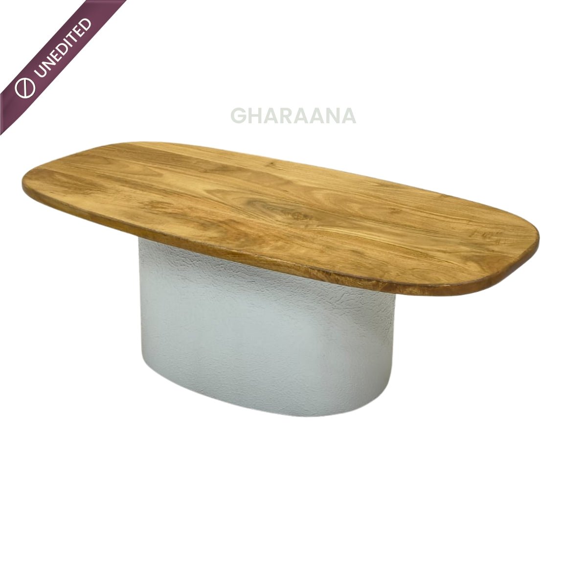 Jasper Stone Finish Coffee Table - Centre Tables - Gharaana