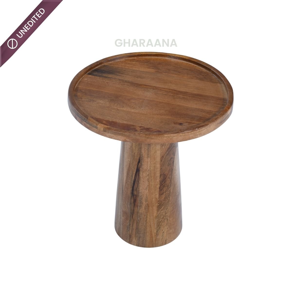Spectra Wooden Side Table - Side Tables - Gharaana