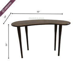 Halo Wooden Console Table - Console Tables - Gharaana