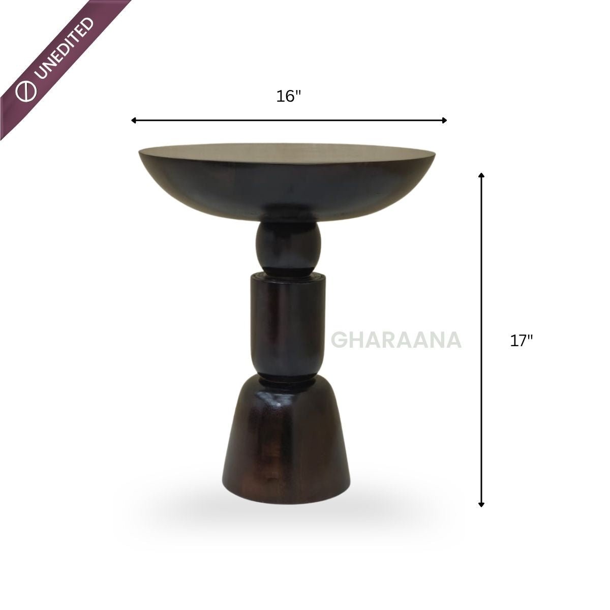 Somany Wooden Side Table - Side Tables - Gharaana