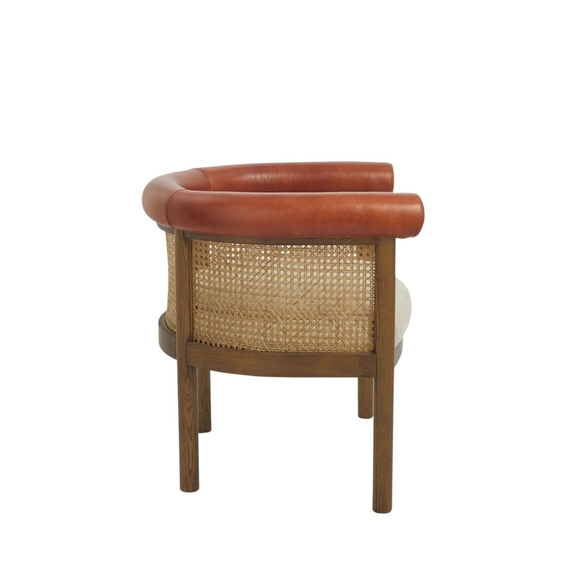Maria Wooden Plush Armchair - Armchairs - Gharaana