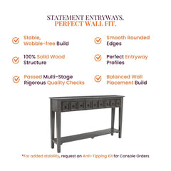 Ella Wooden Console Table - Console Tables - Gharaana