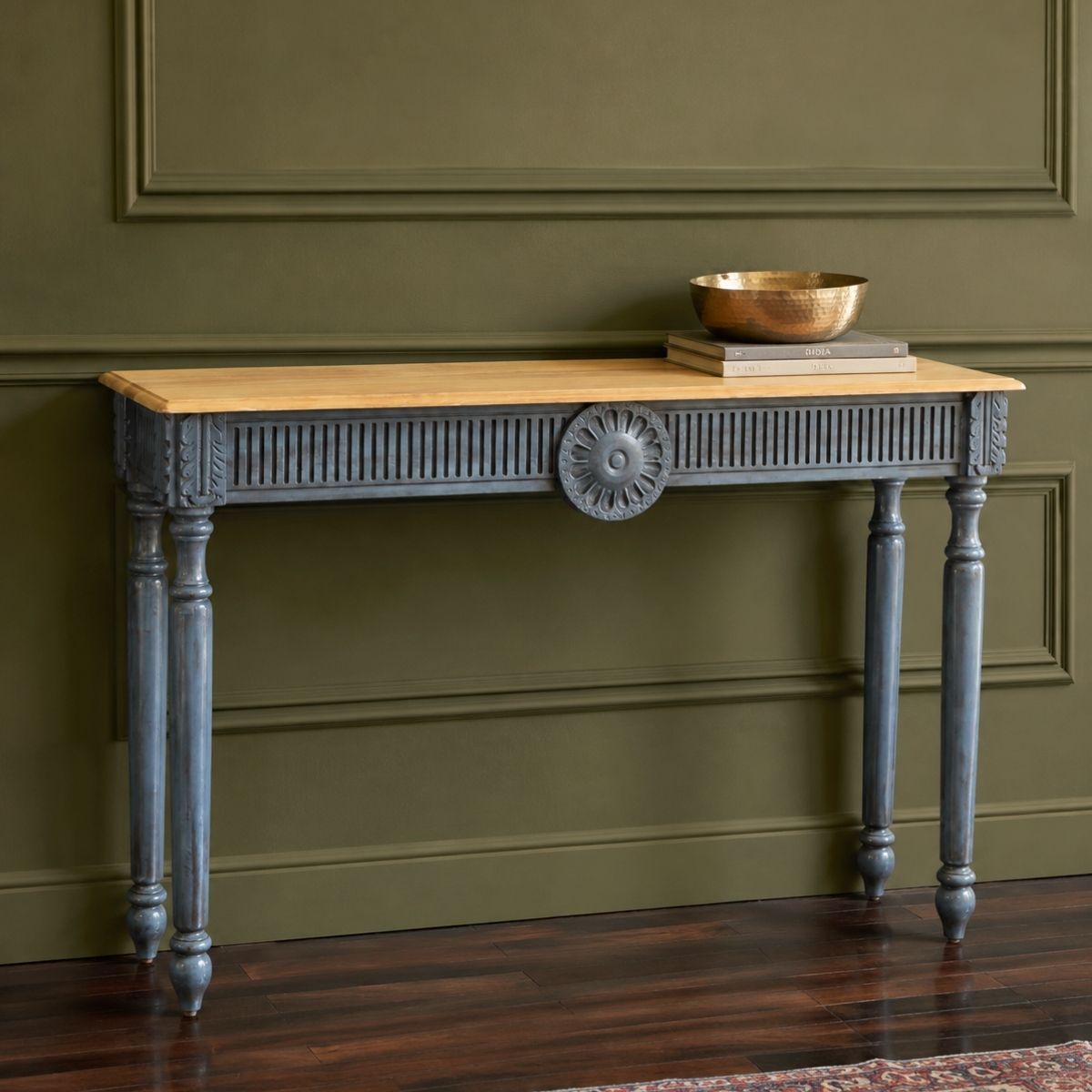 Amara Wooden Console Table - Console Tables - Gharaana