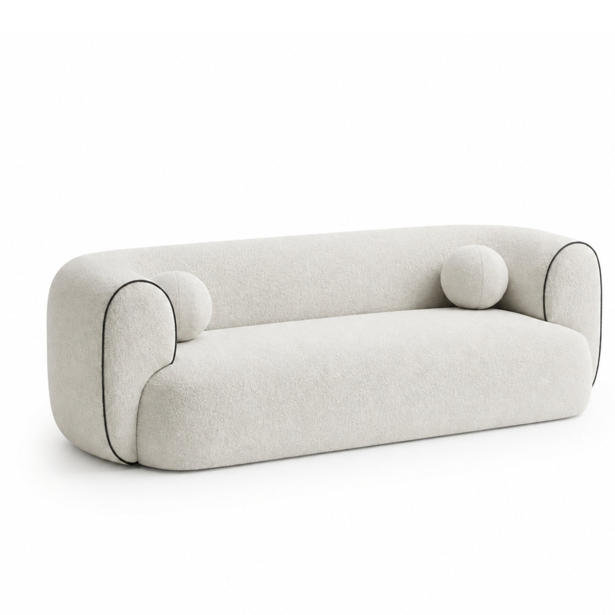 Marble Wooden Upholstered Sofa - Sofas - Gharaana