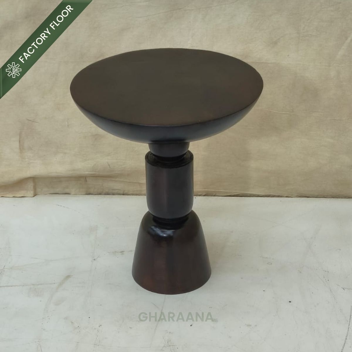 Somany Wooden Side Table - Side Tables - Gharaana