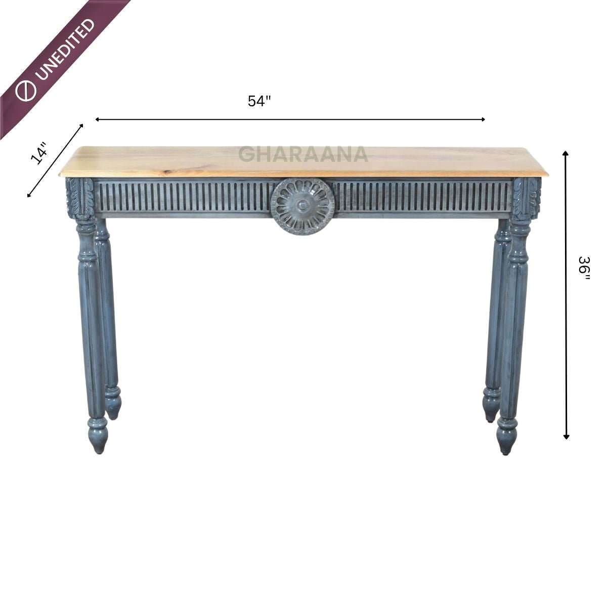 Amara Wooden Console Table - Console Tables - Gharaana