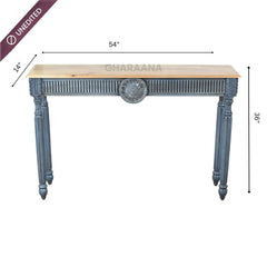 Amara Wooden Console Table - Console Tables - Gharaana