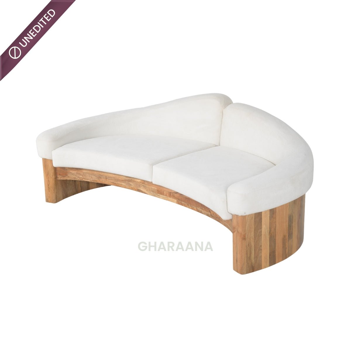 Karma Custom Wooden Upholstered Sofa - Sofas - Gharaana