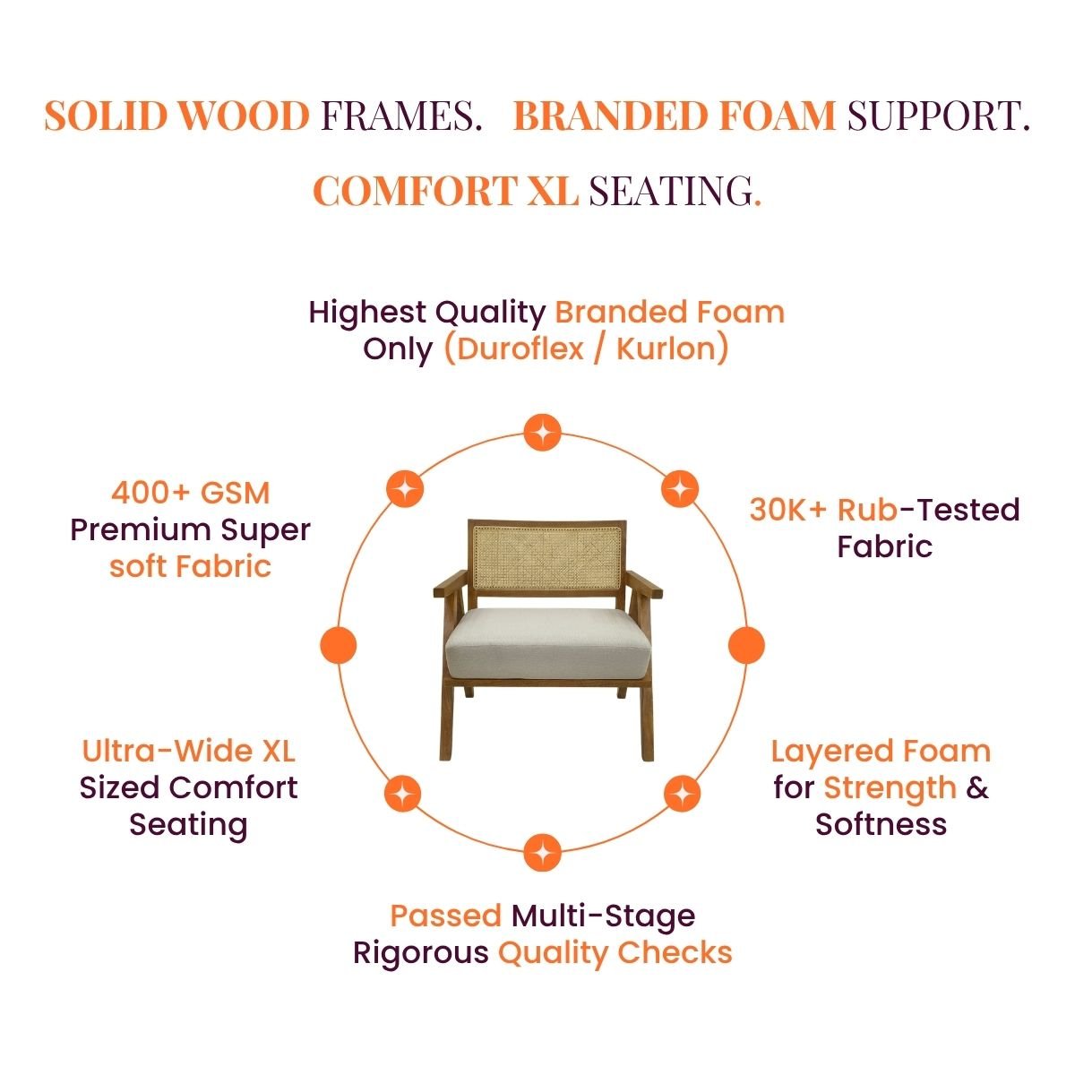 Athiya Plush Armchair - Armchairs - Gharaana