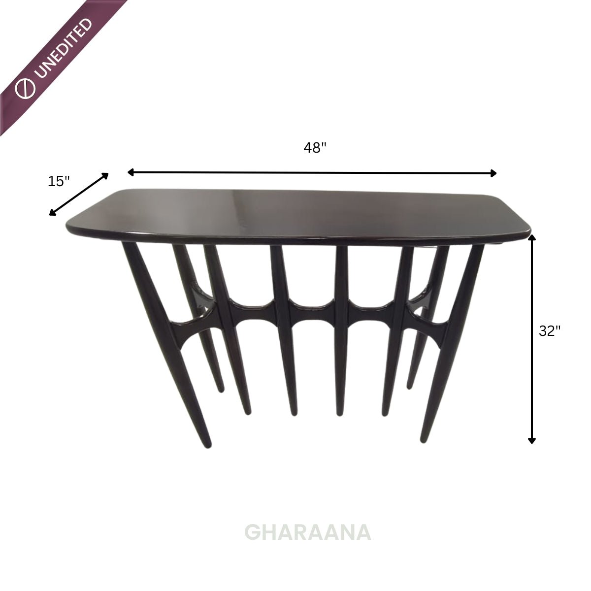 Lara Wooden Console Table - Console Tables - Gharaana