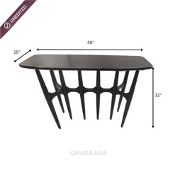 Lara Wooden Console Table - Console Tables - Gharaana