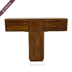Mehr Wooden Console Table - Console Tables - Gharaana