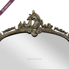 Victorian Arched Full-length Mirror with Stand - Mirrors - Gharaana