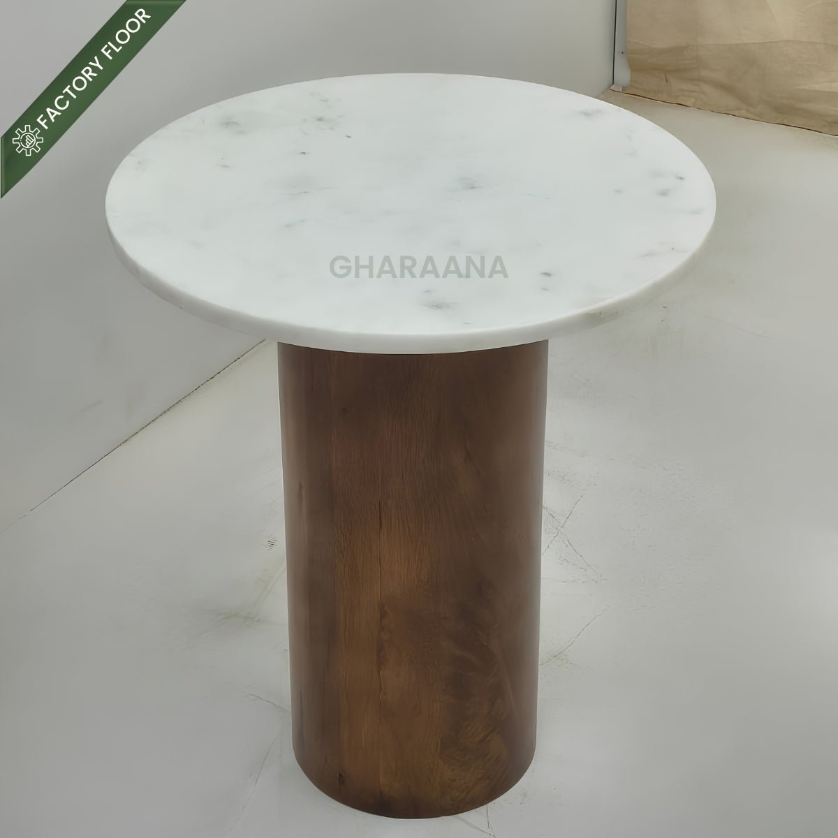 Dale Wooden Side Table - Side Tables - Gharaana