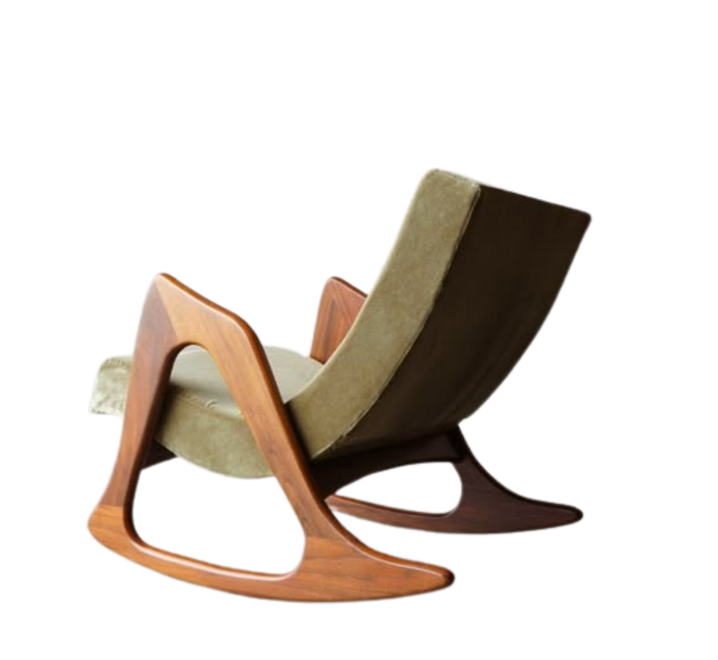 Fiona Suede Rocking Chair