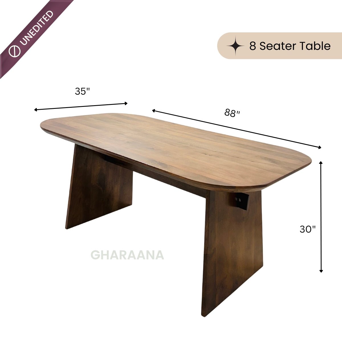 Arth Wooden Dining Table Set - Dining Set - Gharaana
