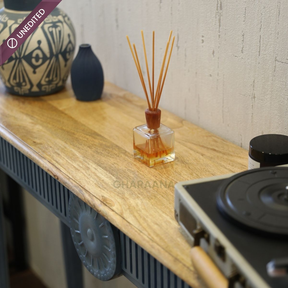 Amara Wooden Console Table - Console Tables - Gharaana
