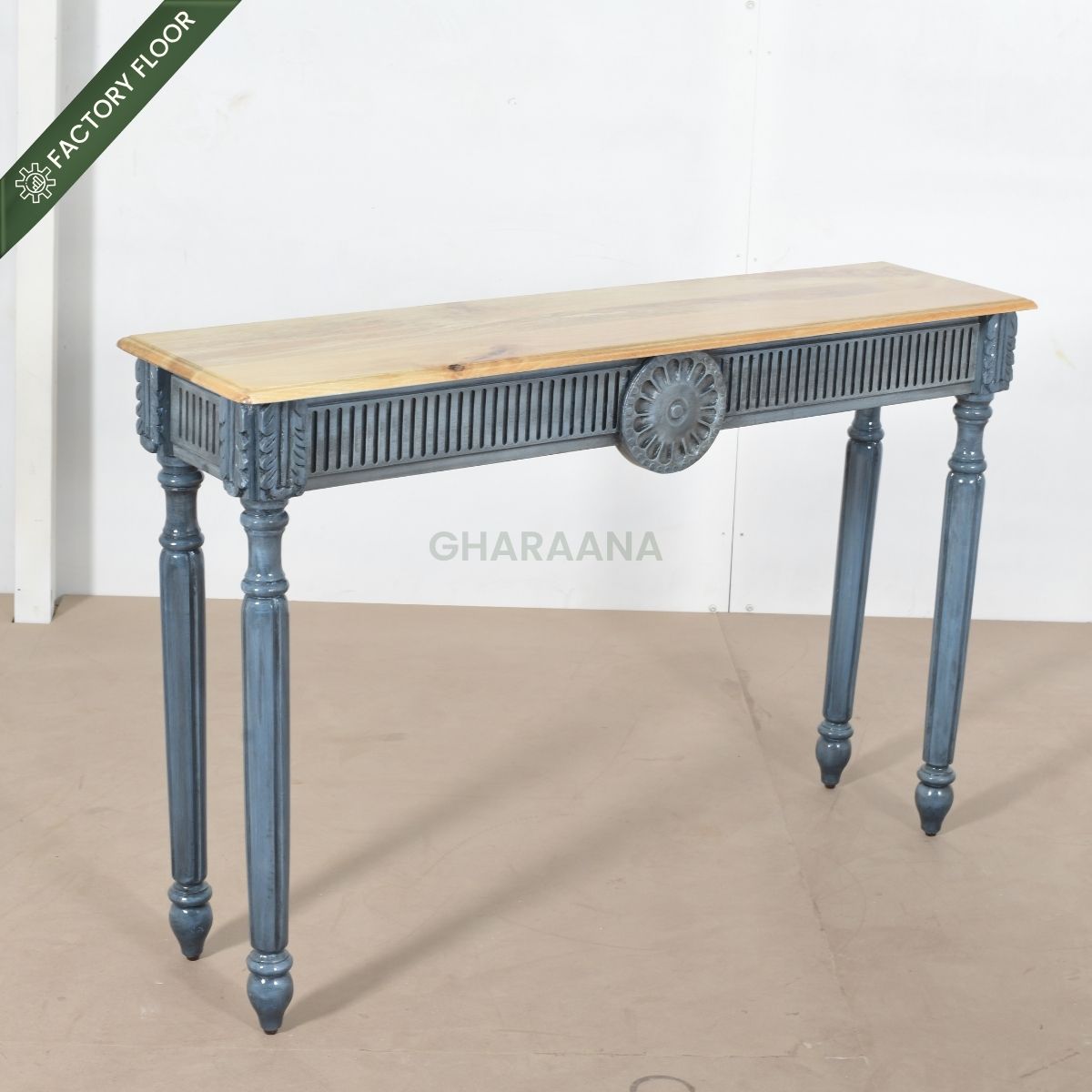 Amara Wooden Console Table - Console Tables - Gharaana