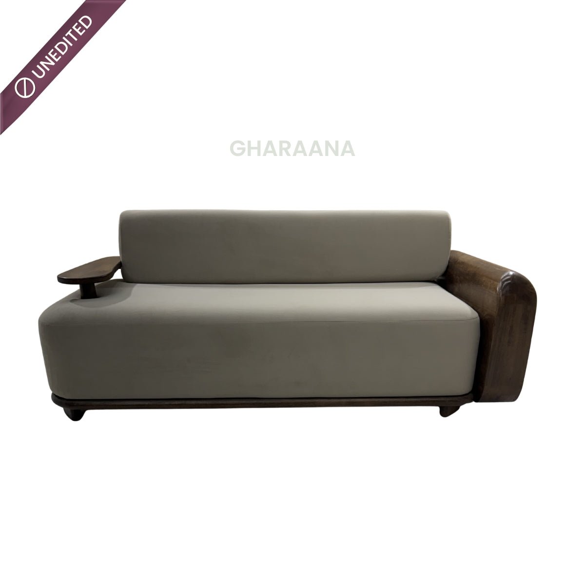 Monte Plush Wooden Upholstered Sofa Set - Sofas - Gharaana