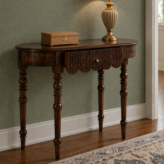 Sama Wooden Console Table - Console Tables - Gharaana
