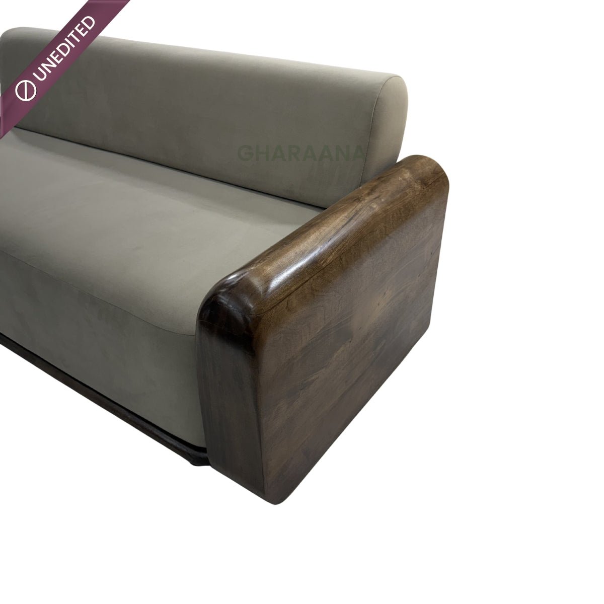Monte Plush Wooden Upholstered Sofa Set - Sofas - Gharaana