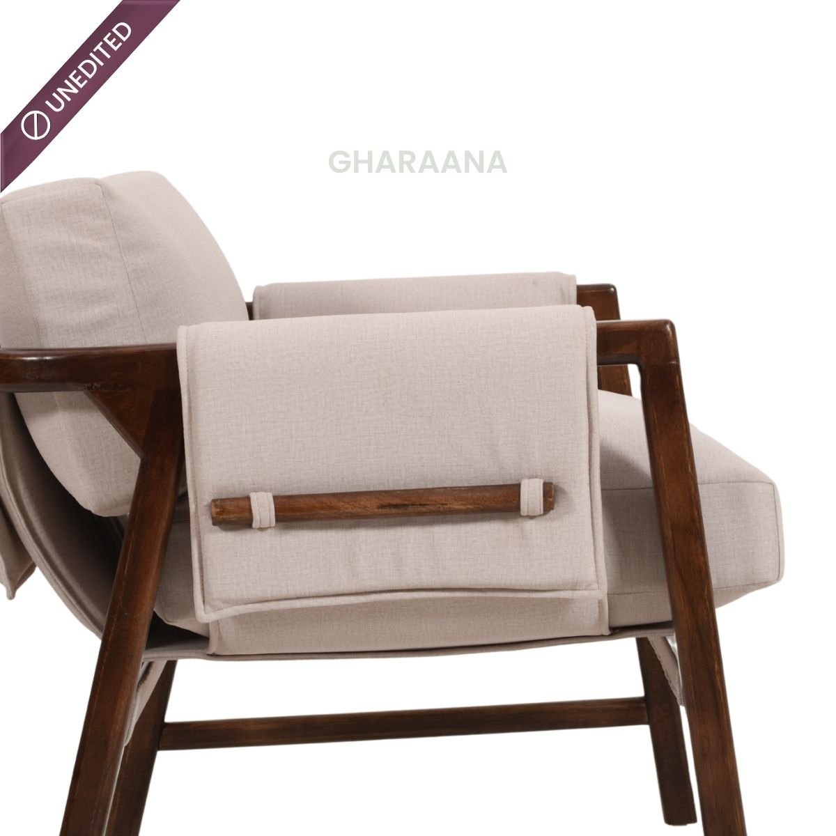 Kram Armchair with Eve Side Table Combo - Armchairs - Gharaana