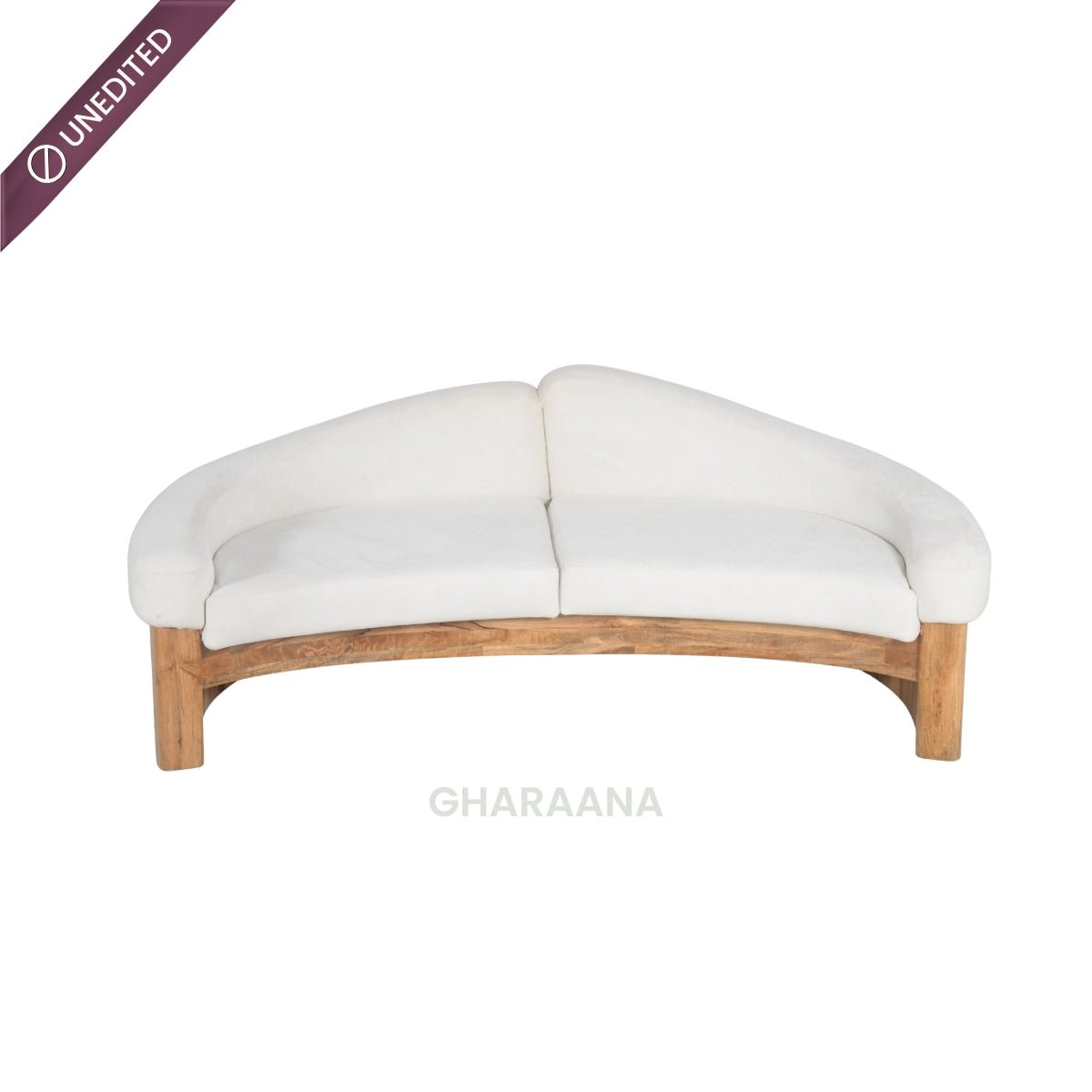 Karma Custom Wooden Upholstered Sofa - Sofas - Gharaana