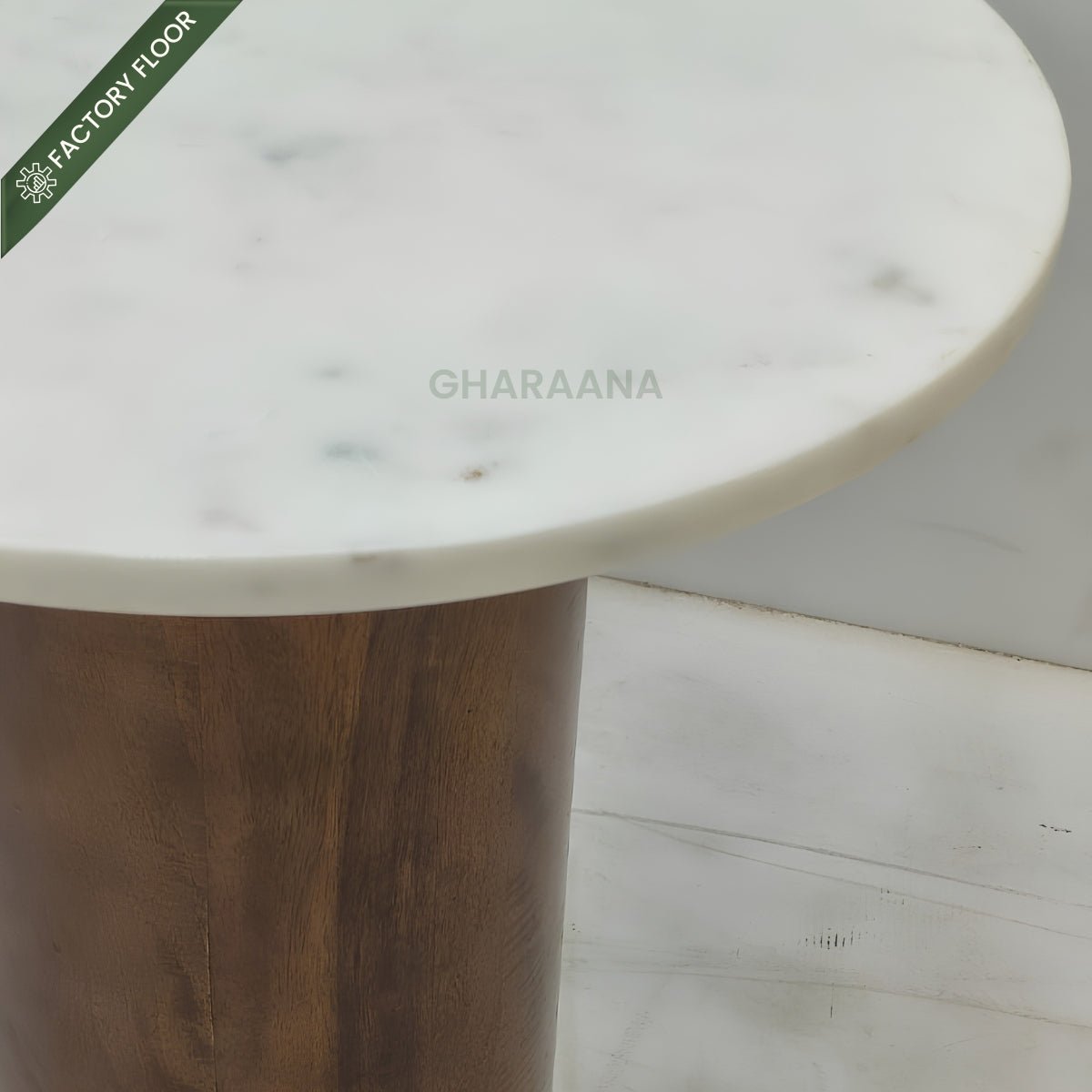 Dale Wooden Side Table - Side Tables - Gharaana